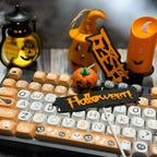 Halloween Pumpkin Ghost Spooky Keycap Set