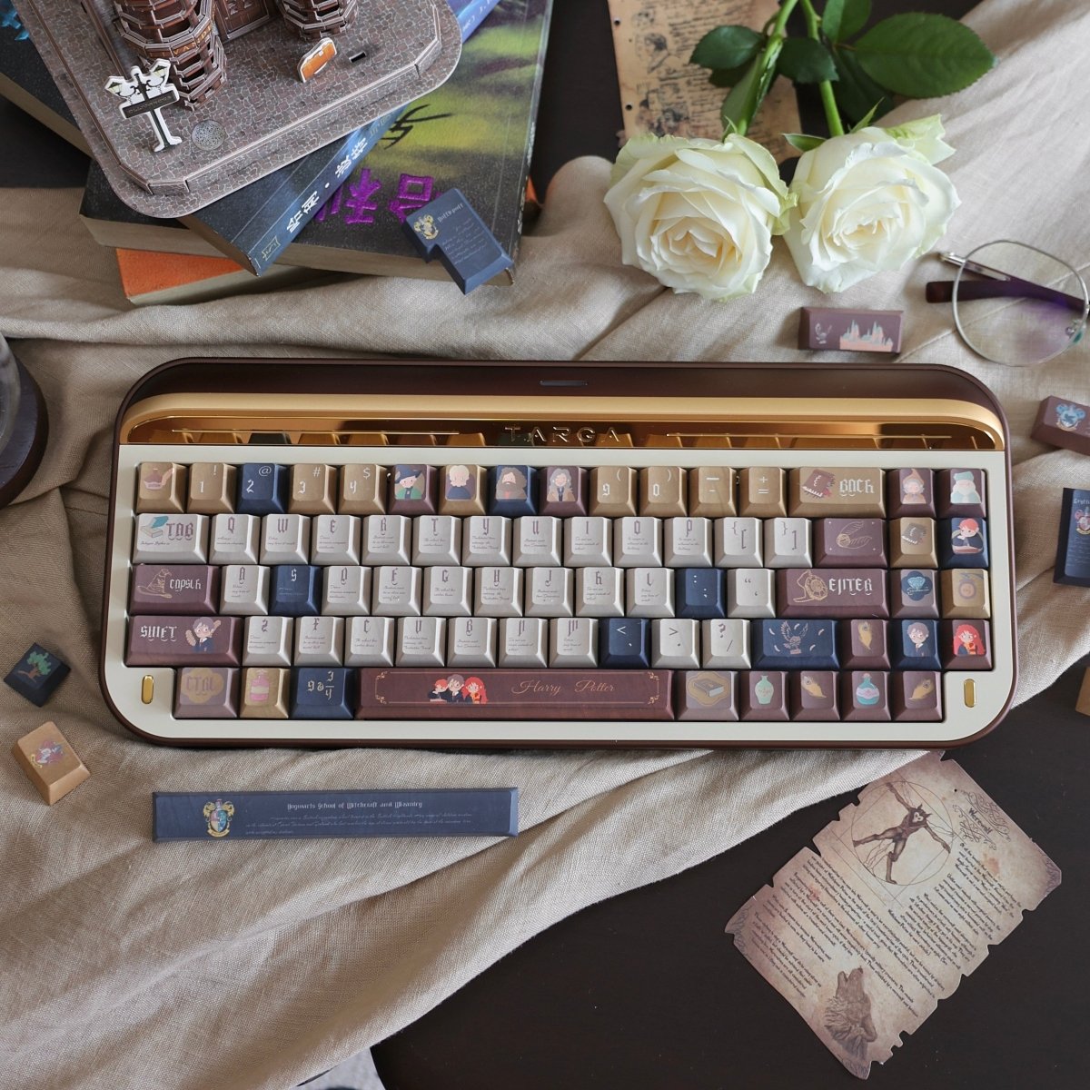 Harry Potter Hogwarts - Themed Artisan Keycap Set