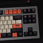 Hazard Core: Industrial Tech Theme Keycap Set