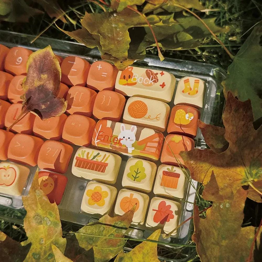 Hometown Autumn Theme Keycap Set