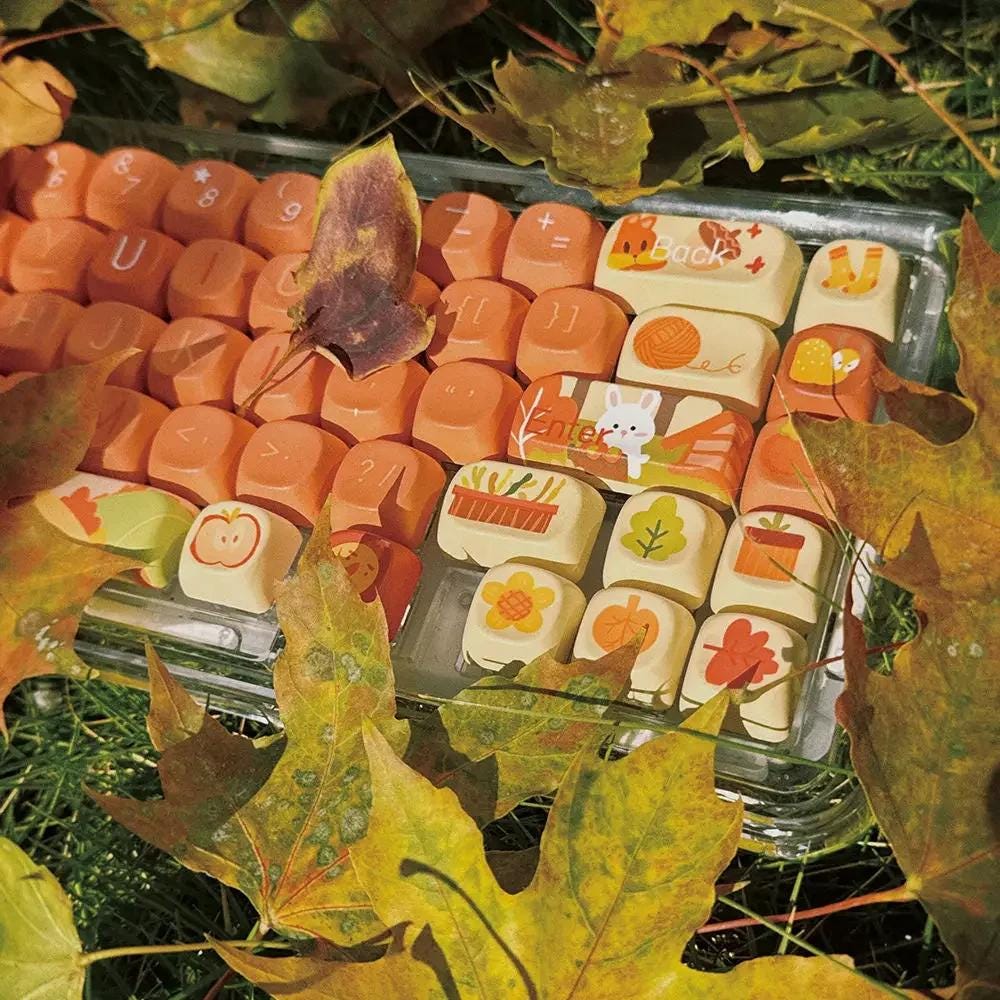 Hometown Autumn Theme Keycap Set