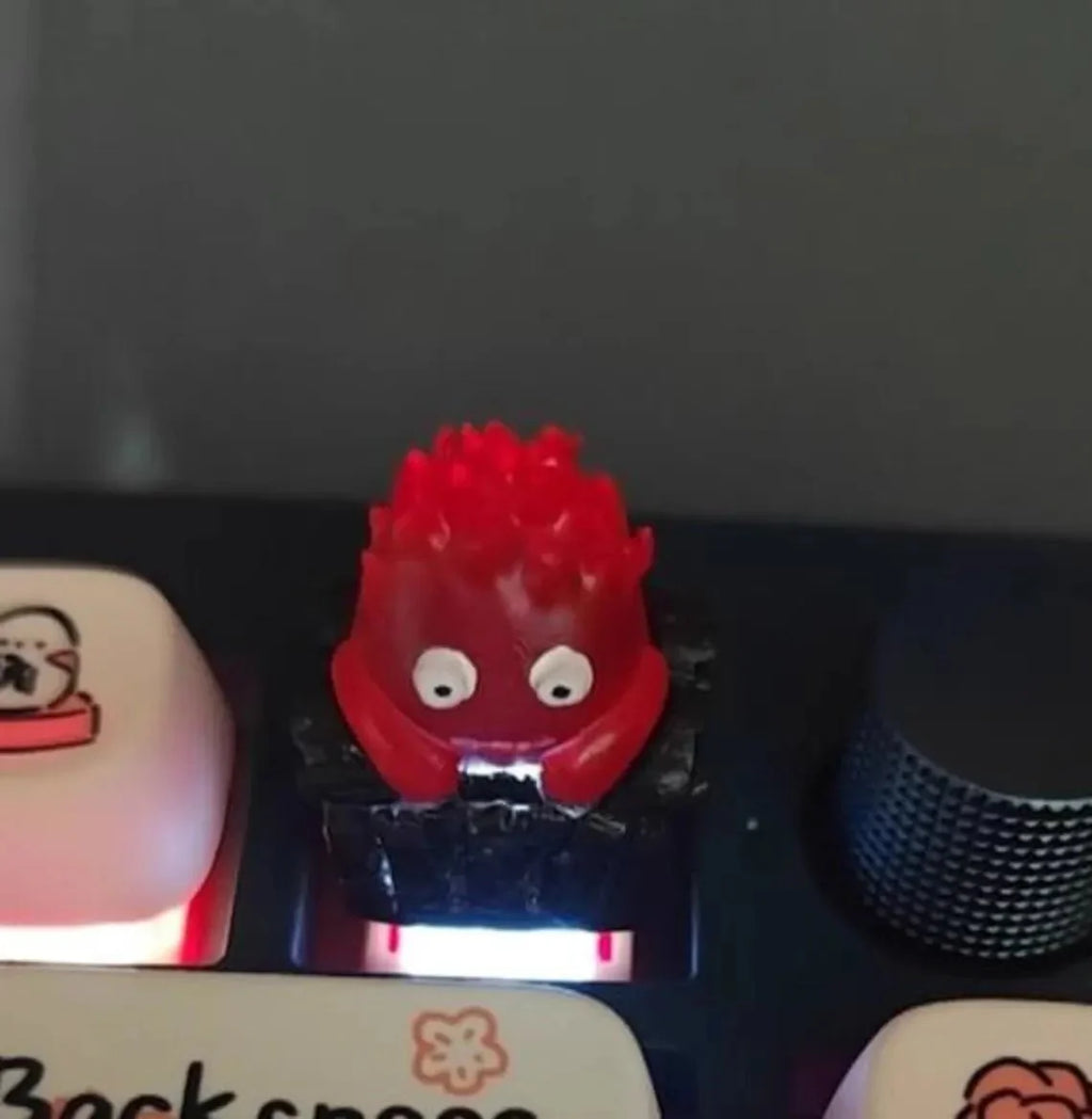 Howl's Moving Castle Calcifer Theme Keycap