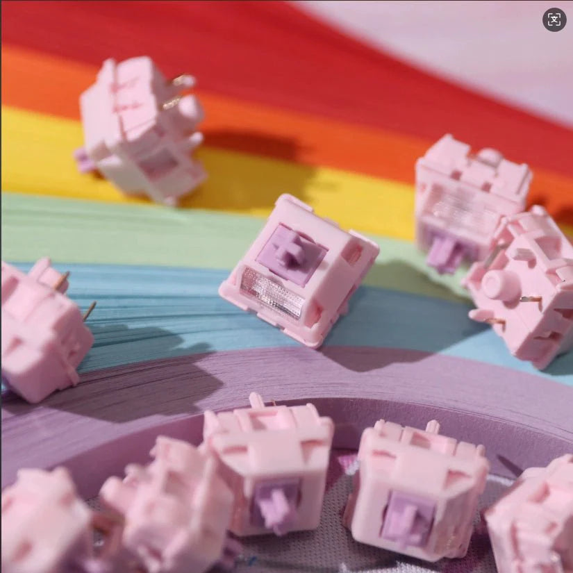 IKEYX - Rabbit Purple V2 Mechanical Keyboard Tactile Switches