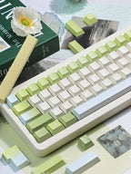 Love Rain - Themed Matcha Green Keycap Set