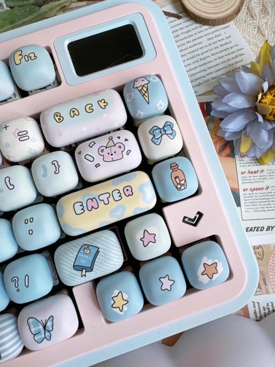 Love Theme Round Keycap Set - KeyArtisan®