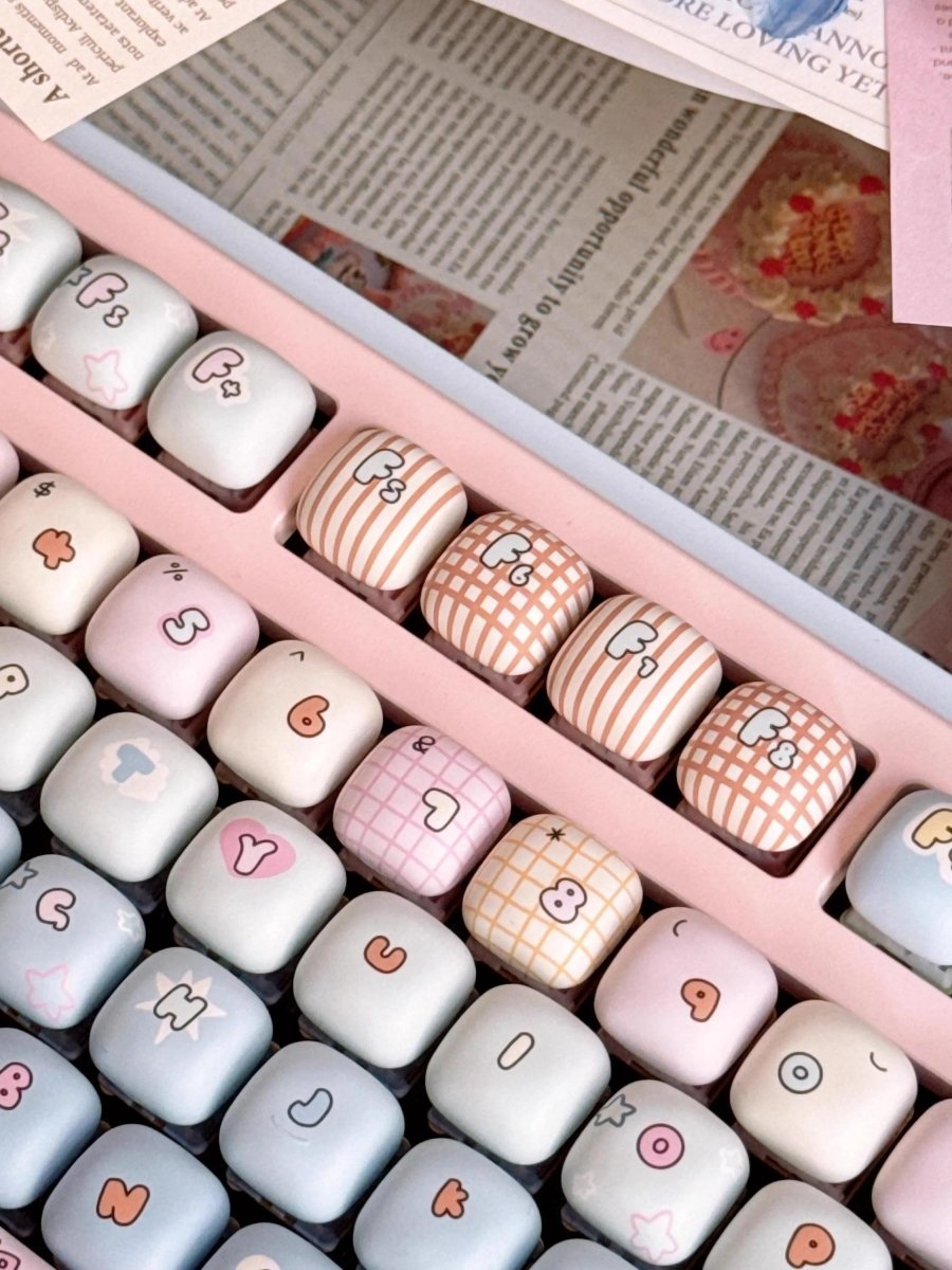 Love Theme Round Keycap Set - KeyArtisan®