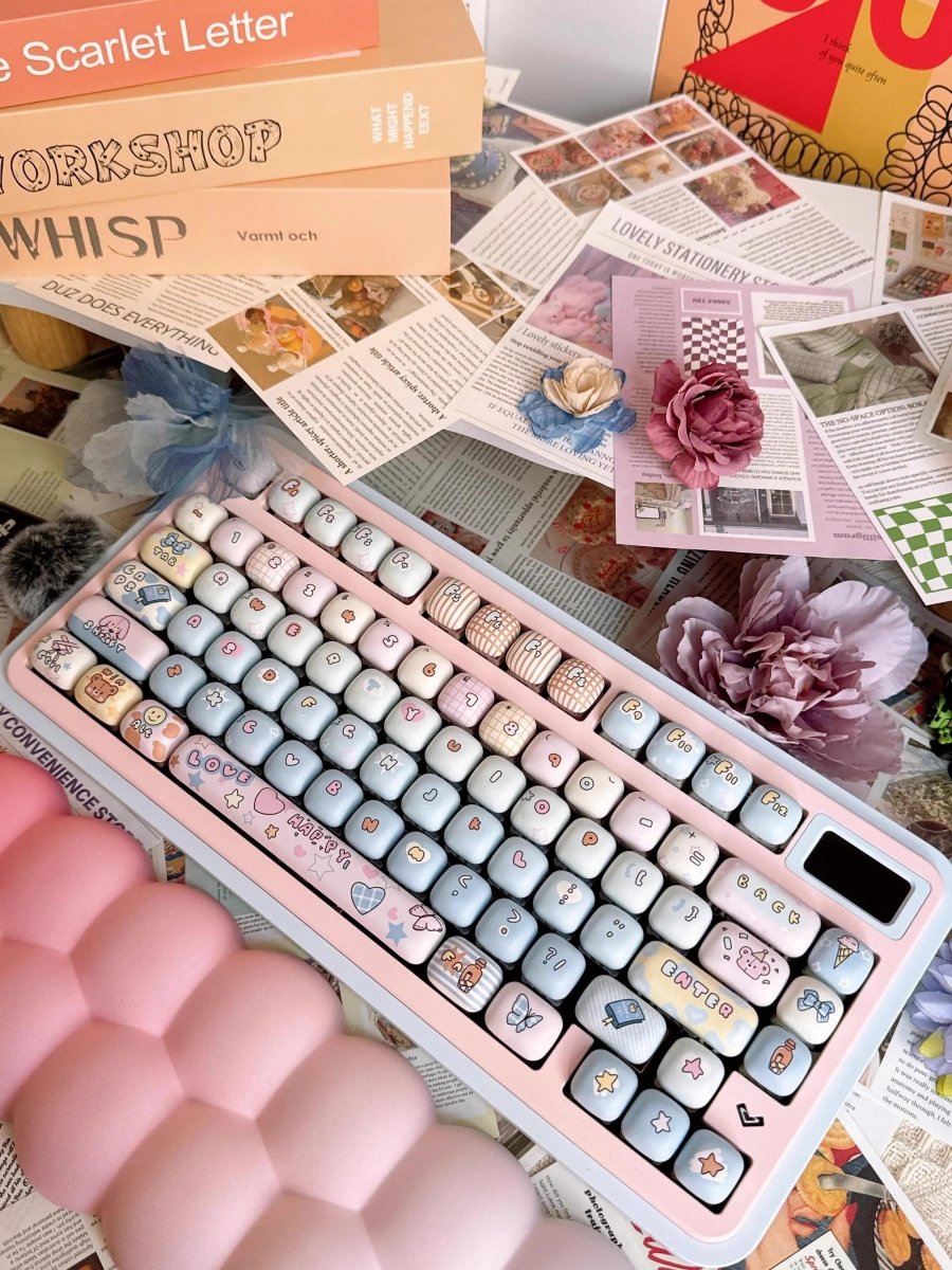 Love Theme Round Keycap Set - KeyArtisan®