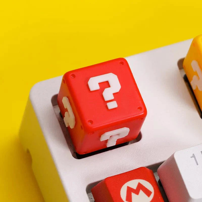 Mario Question Mark Box Theme Artisan Keycap