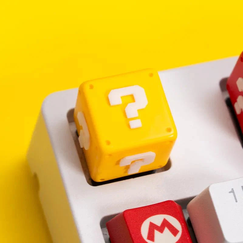 Mario Question Mark Box Theme Artisan Keycap