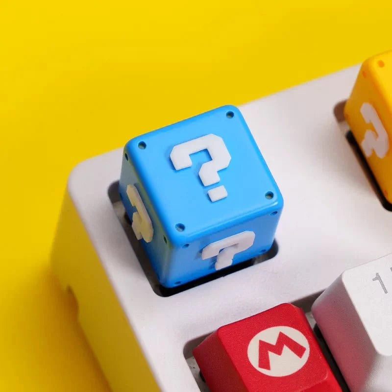Mario Question Mark Box Theme Artisan Keycap