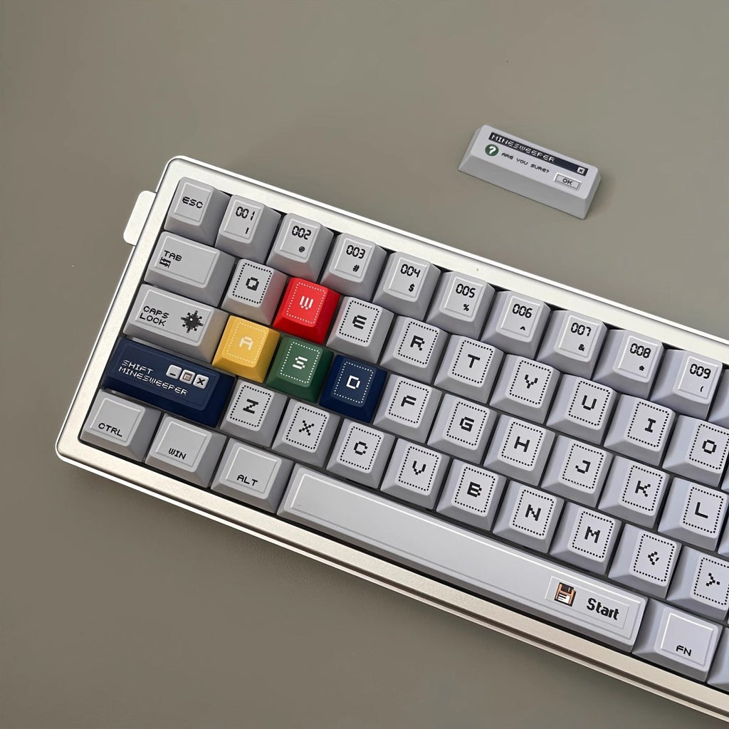 Minesweeper - Themed Cherry Profile PBT Dye Sub Keycap Set