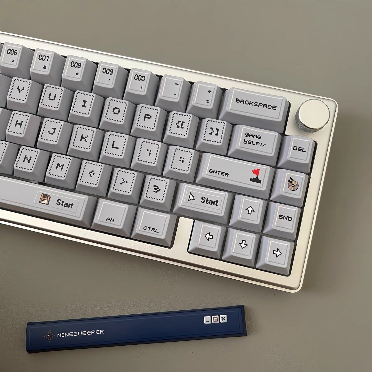 Minesweeper - Themed Cherry Profile PBT Dye Sub Keycap Set