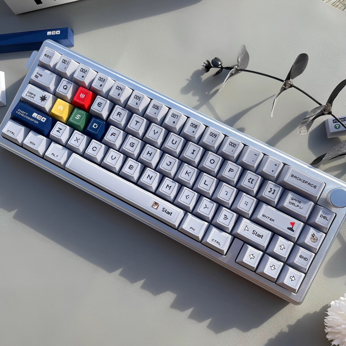 Minesweeper - Themed Cherry Profile PBT Dye Sub Keycap Set