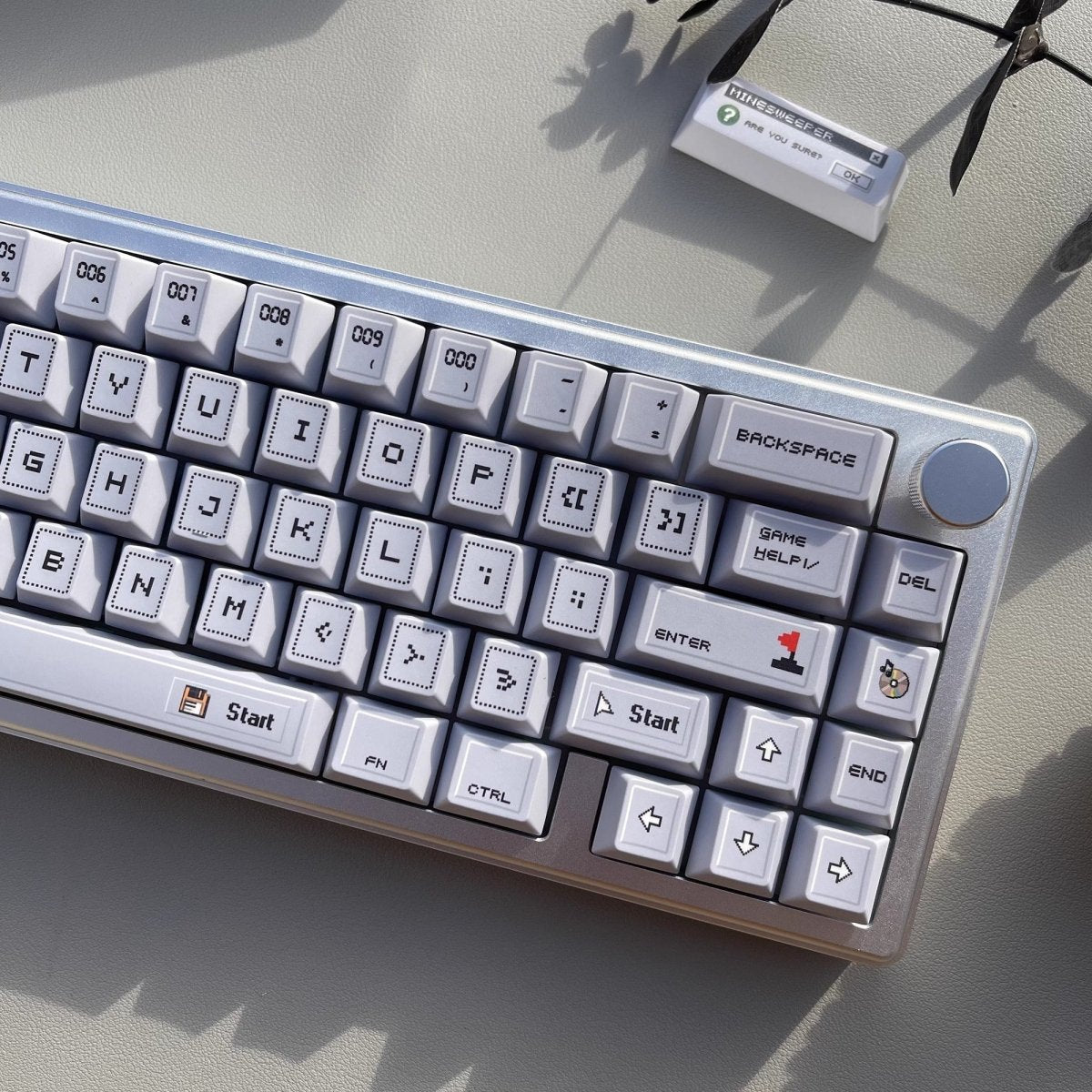 Minesweeper - Themed Cherry Profile PBT Dye Sub Keycap Set