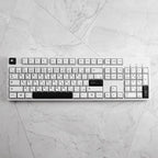 Minimalist Black & White Japanese Keycap Set