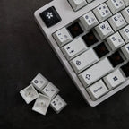 Minimalist Black & White Japanese Keycap Set