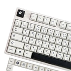 Minimalist Black & White Japanese Keycap Set
