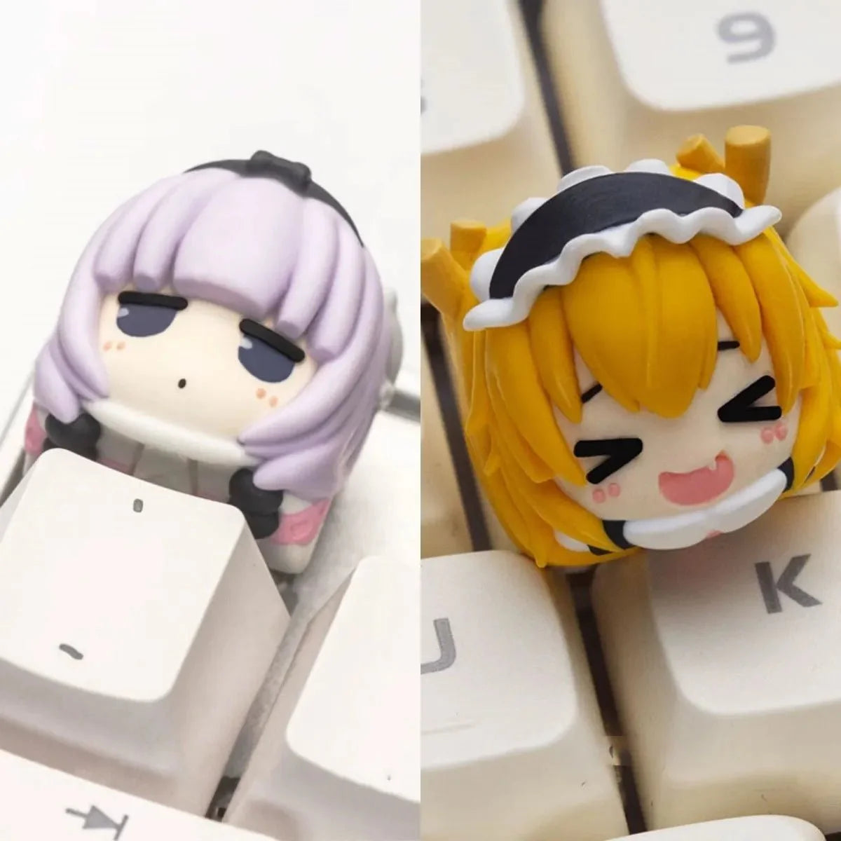 Miss Kobayashi’s Dragon Maid Kanna & Tohru Keycaps