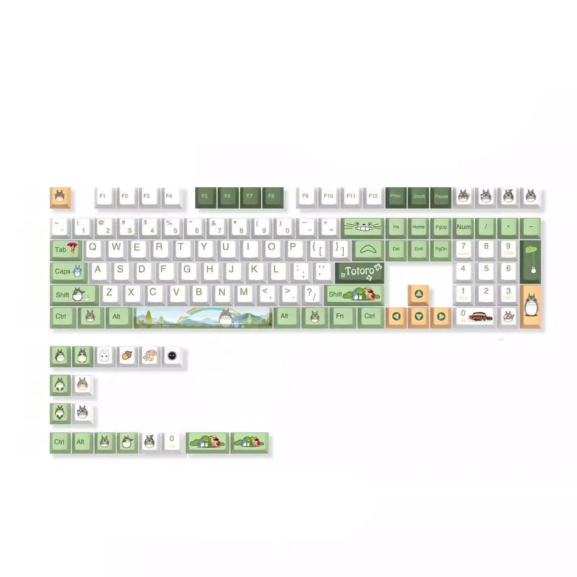 My Neighbor Totoro Theme Anime Keycap Set