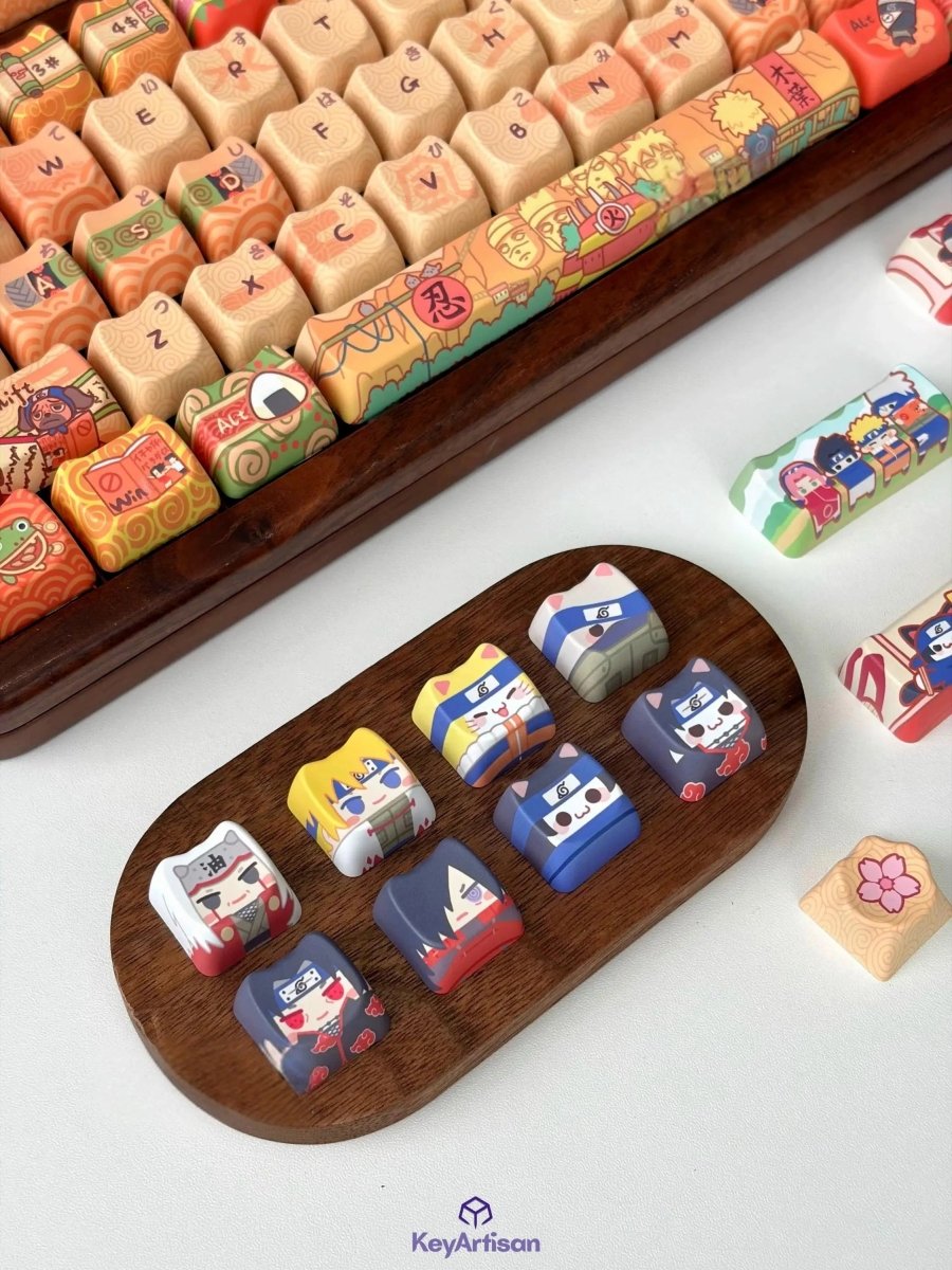 Naruto Chibi Anime Artisan Keycap Set