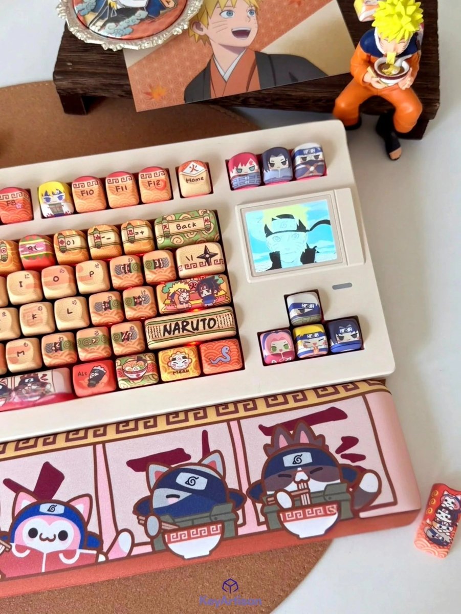 Naruto Chibi Anime Artisan Keycap Set
