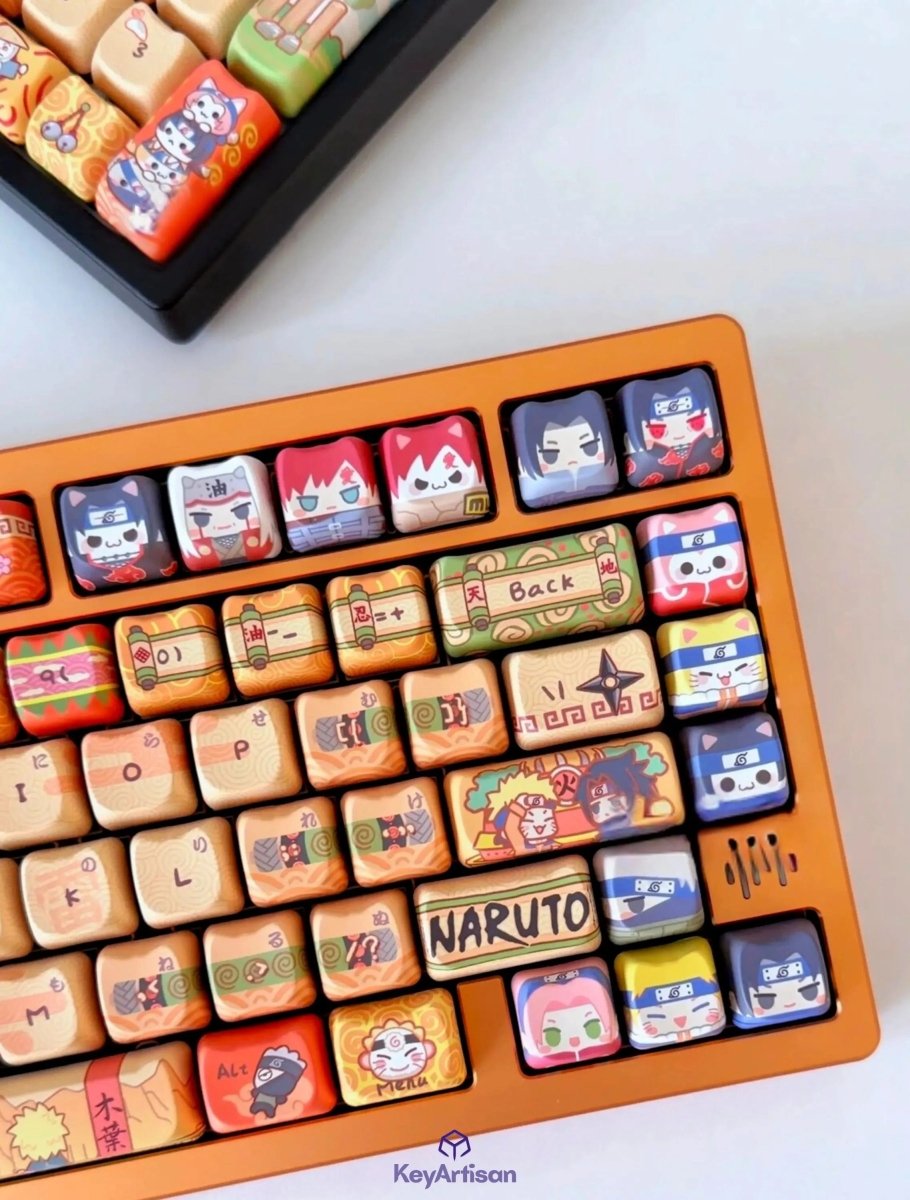 Naruto Chibi Anime Artisan Keycap Set