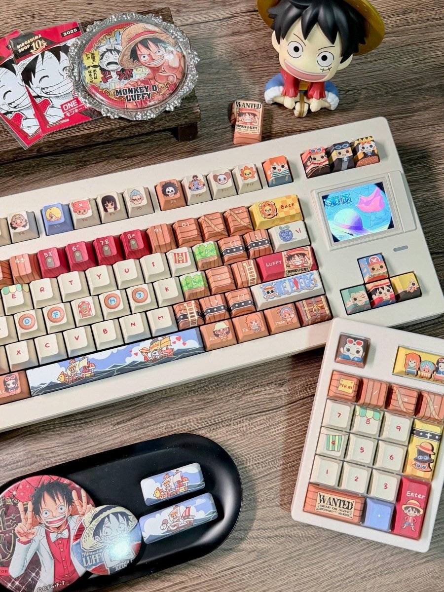 One Piece Theme Anime Artisan Keycap Set