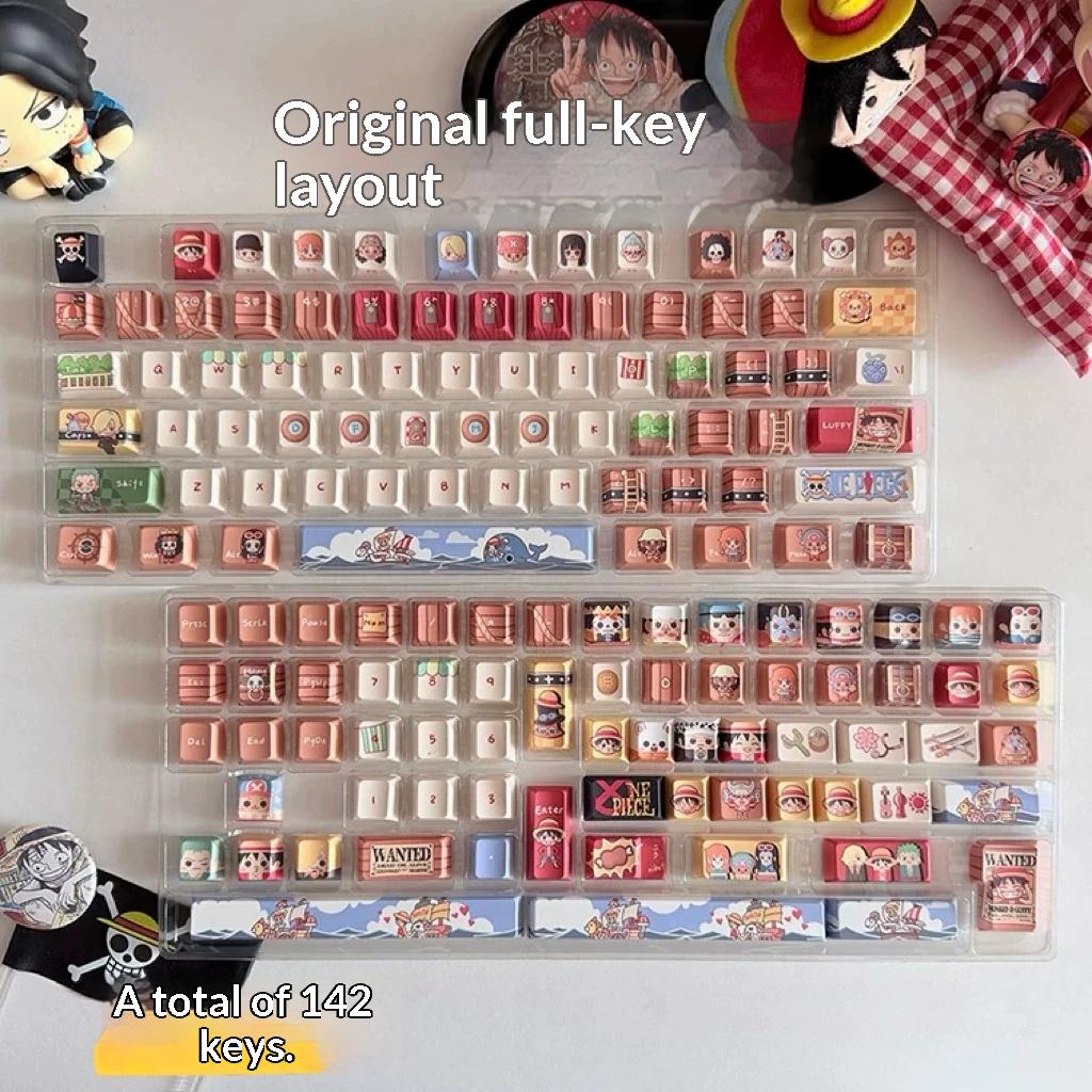 One Piece Theme Anime Artisan Keycap Set