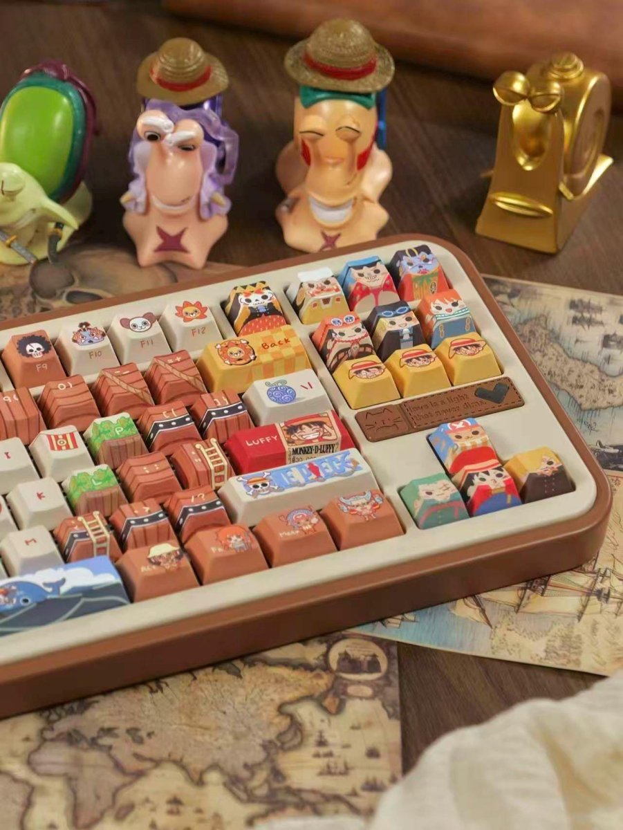One Piece Theme Anime Artisan Keycap Set