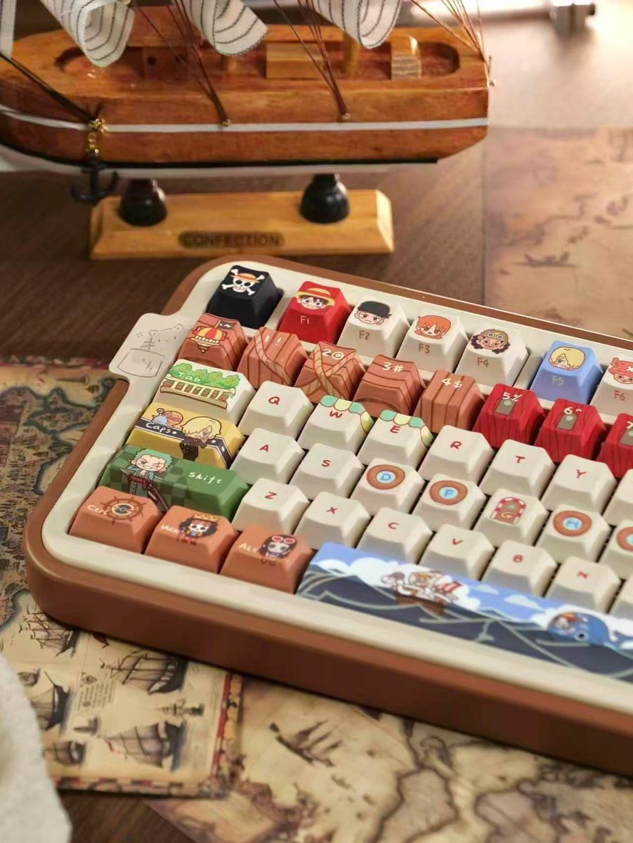 One Piece Theme Anime Artisan Keycap Set