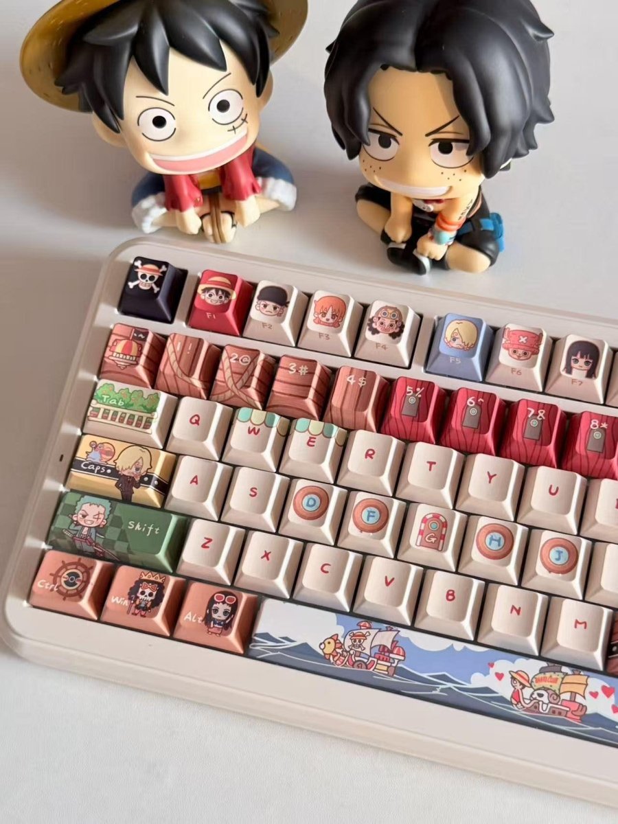 One Piece Theme Anime Artisan Keycap Set