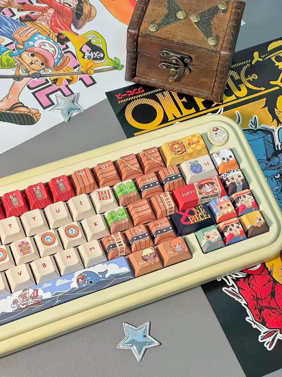 One Piece Theme Anime Artisan Keycap Set