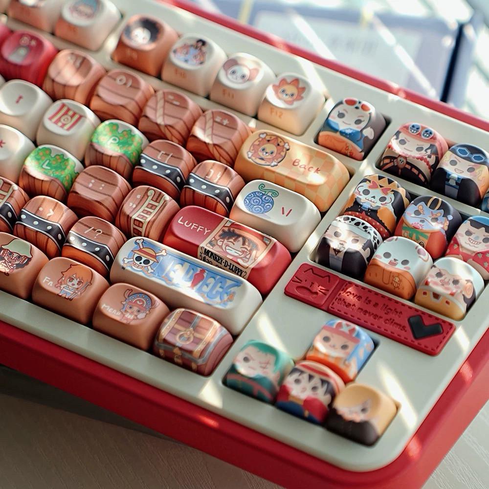 One Piece Theme Anime Artisan Keycap Set