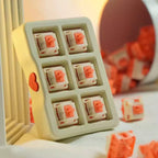 Orange Cat Linear Switch – Smooth Typing & Gaming Feel