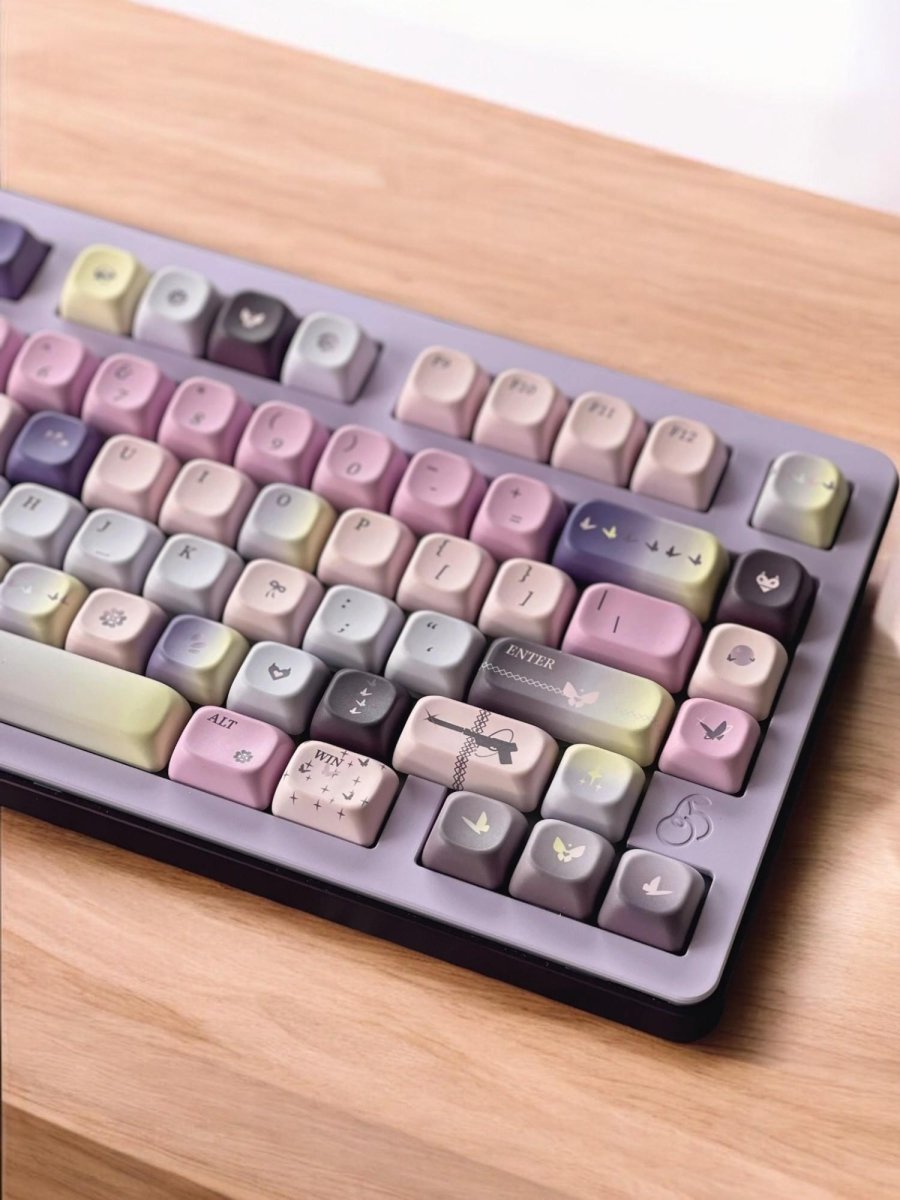 Pastel Butterfly Dream Keycap Set