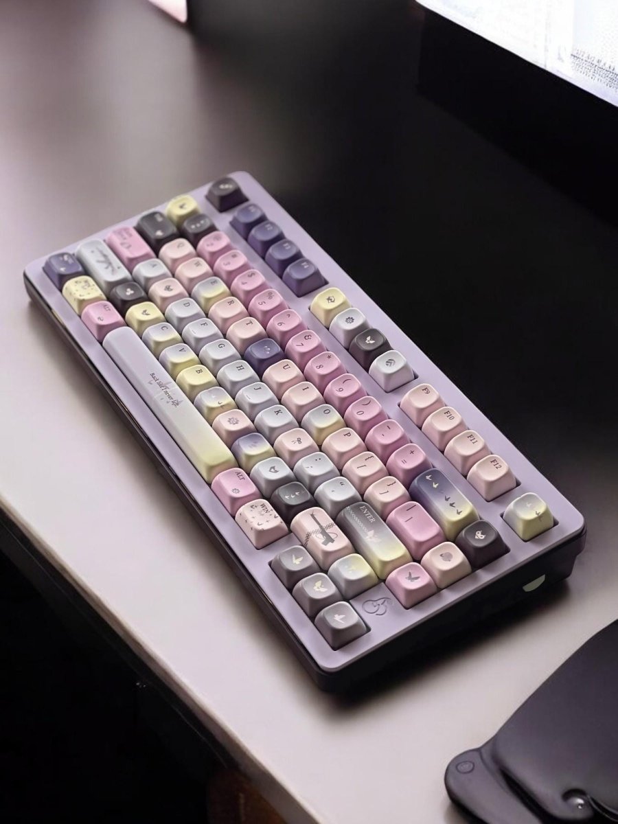 Pastel Butterfly Dream Keycap Set