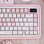 Pixel Miffy Bunny Theme Pink Keycap Set