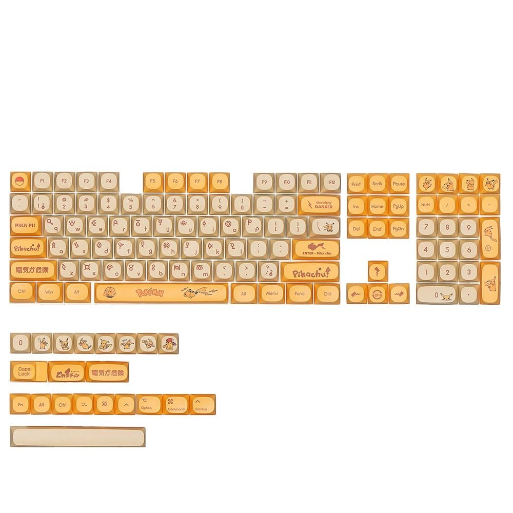 Pokemon Pikachu Theme Keycap Set