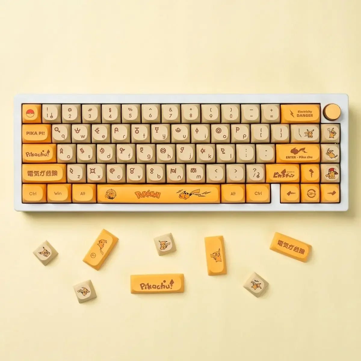 Pokemon Pikachu Theme Keycap Set