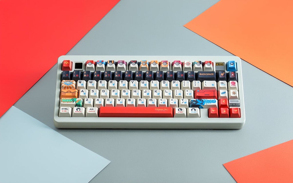 Pokemon Theme Japanese Anime Keycap Set