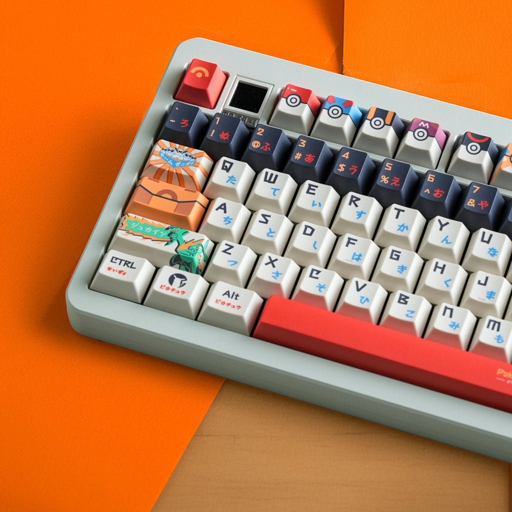 Pokemon Theme Japanese Anime Keycap Set