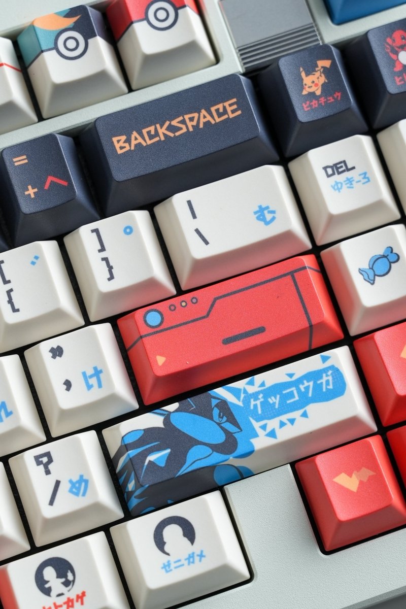 Pokemon Theme Japanese Anime Keycap Set