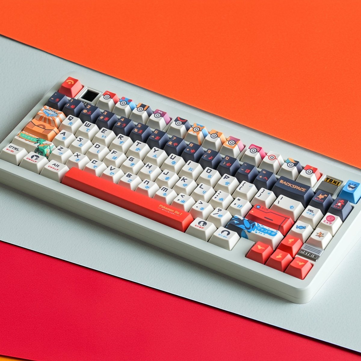 Pokemon Theme Japanese Anime Keycap Set