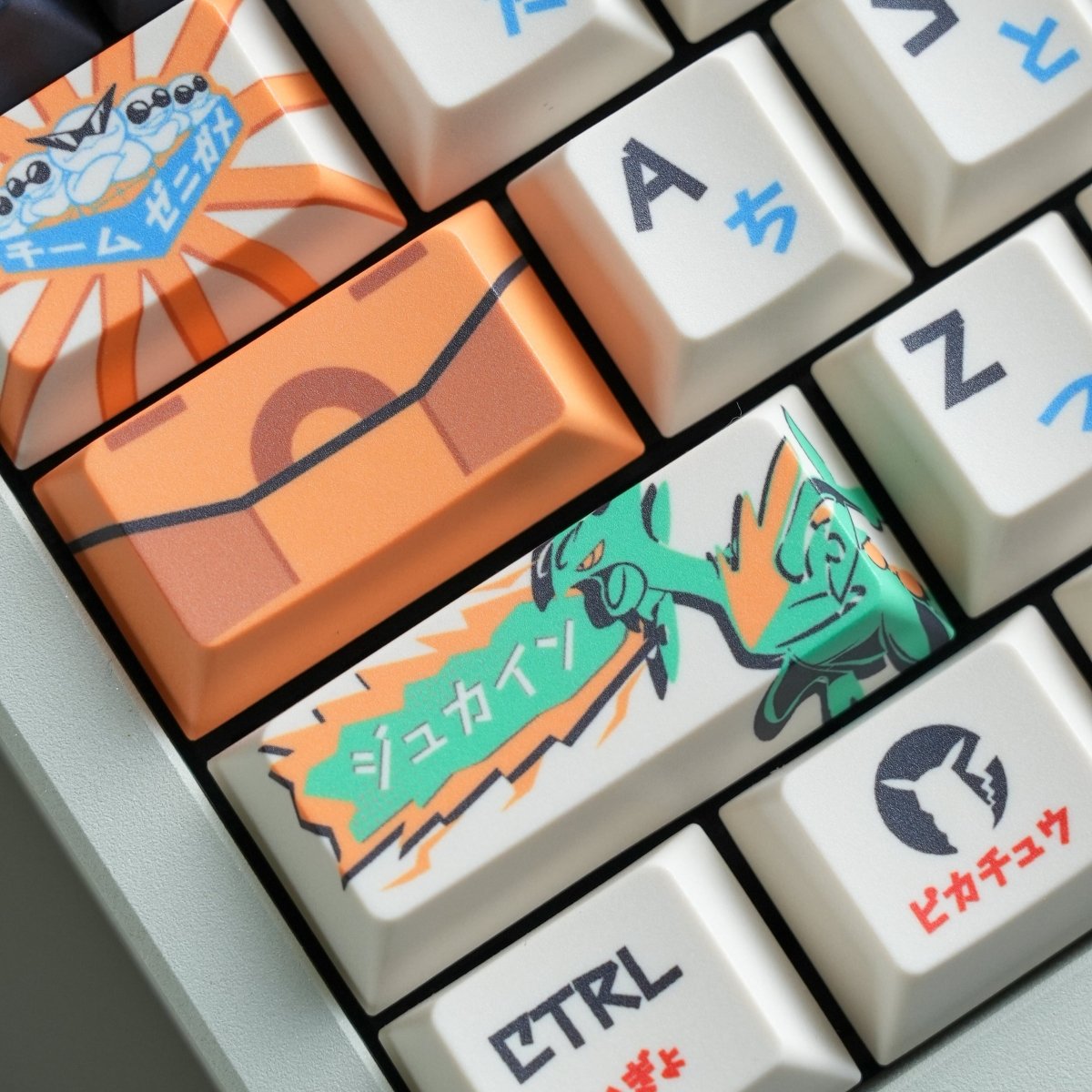 Pokemon Theme Japanese Anime Keycap Set