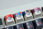 Pokemon Theme Japanese Anime Keycap Set