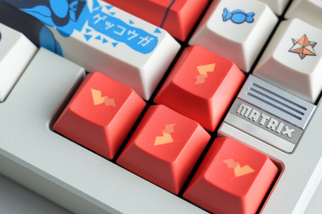 Pokemon Theme Japanese Anime Keycap Set