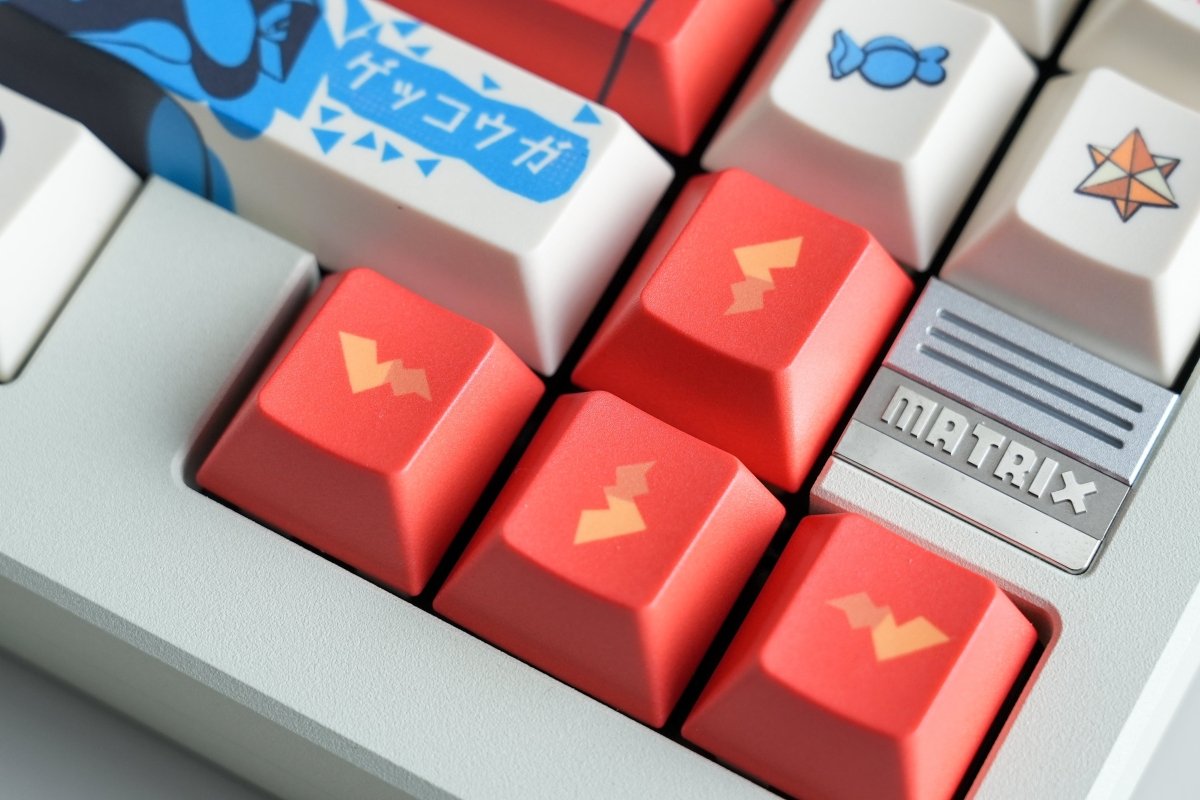 Pokemon Theme Japanese Anime Keycap Set