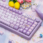 Purple Bunny Theme Keycap Set