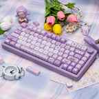 Purple Bunny Theme Keycap Set