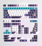 Purple Cool Gaming Theme PBT ISO Keycap Set